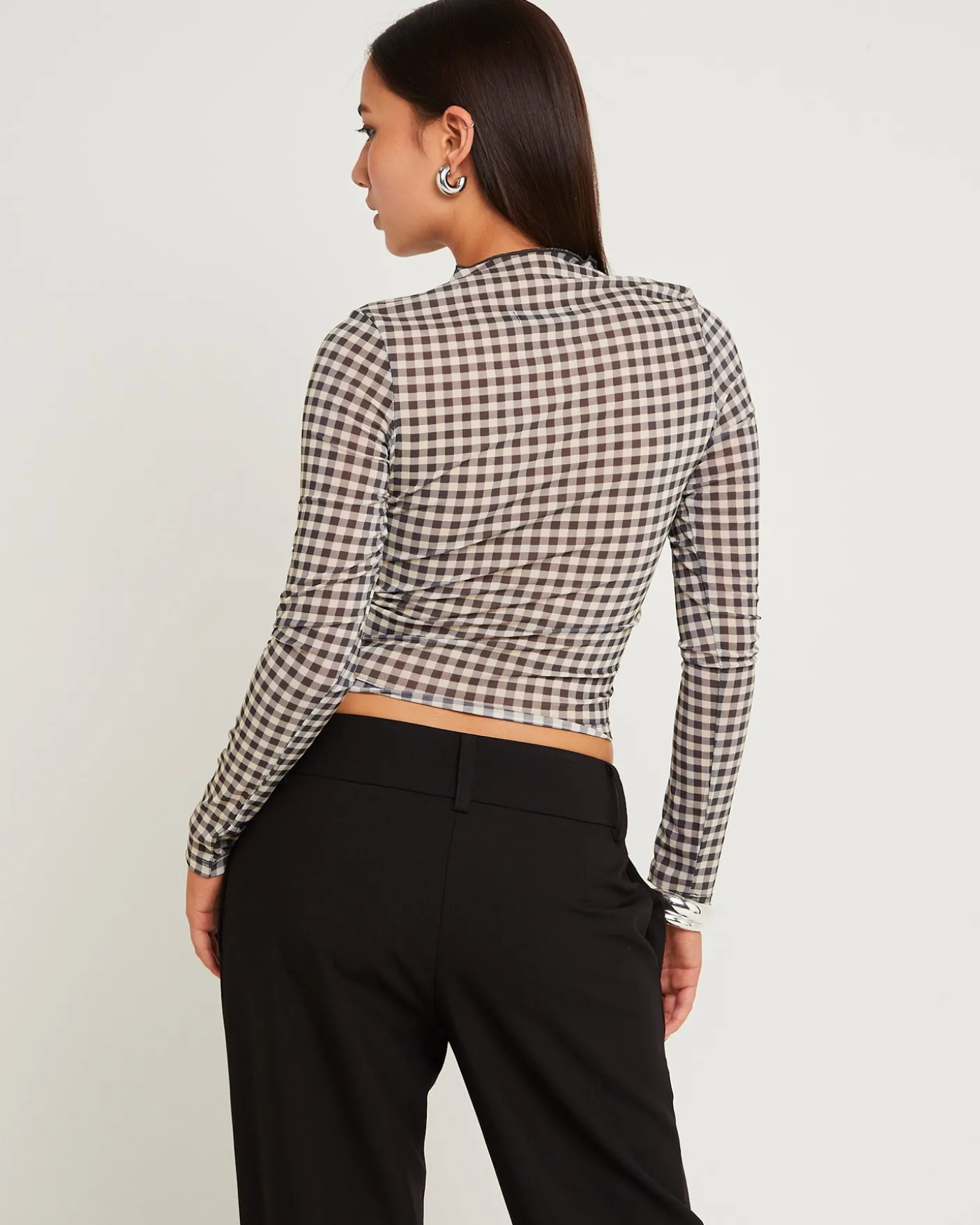 Gambet Sheer Long Sleeve Top