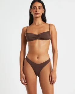 Gather Front Bikini Top