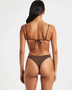 Gather Front Bikini Top