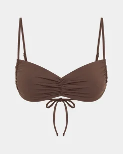 Gather Front Bikini Top