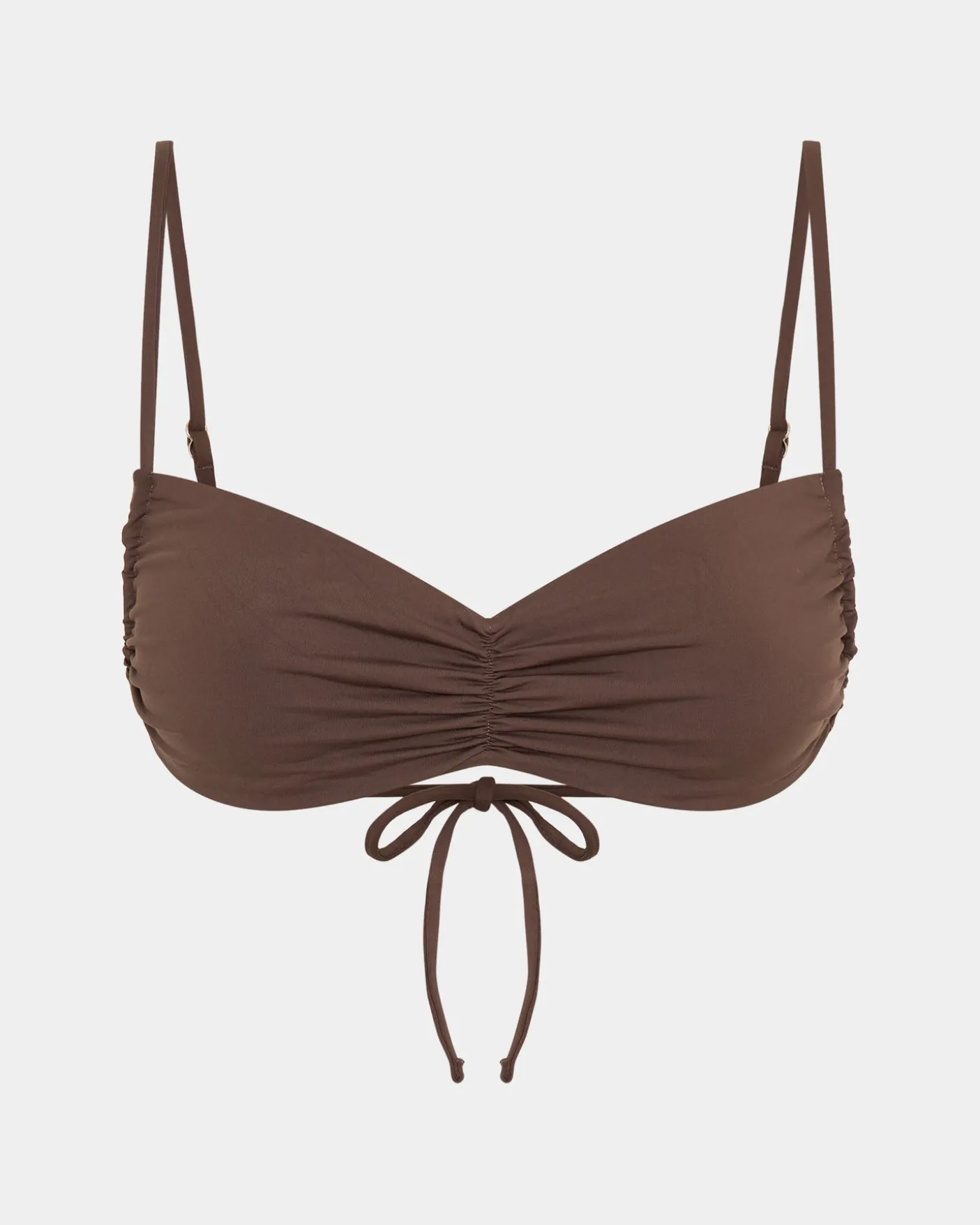 Gather Front Bikini Top
