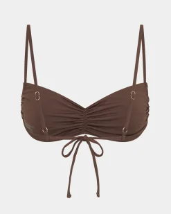 Gather Front Bikini Top