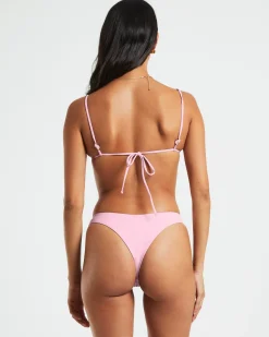 Gather Front Top in Baby Pink