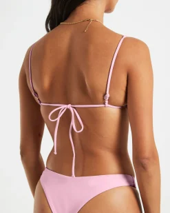 Gather Front Top in Baby Pink