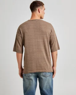 Geo Knit Short Sleeve T-Shirt