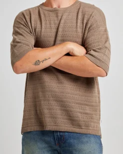Geo Knit Short Sleeve T-Shirt