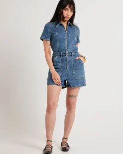Georgia Denim Romper