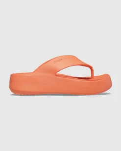 Getaway Platform Flip Flops in Sunkissed