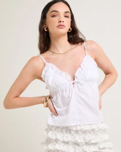 Gia Poplin Frill Cami