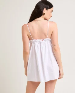 Gia Poplin Frill Mini Dress