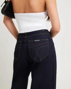 Gigi Barrel Denim Jeans Helena Rinse Blue
