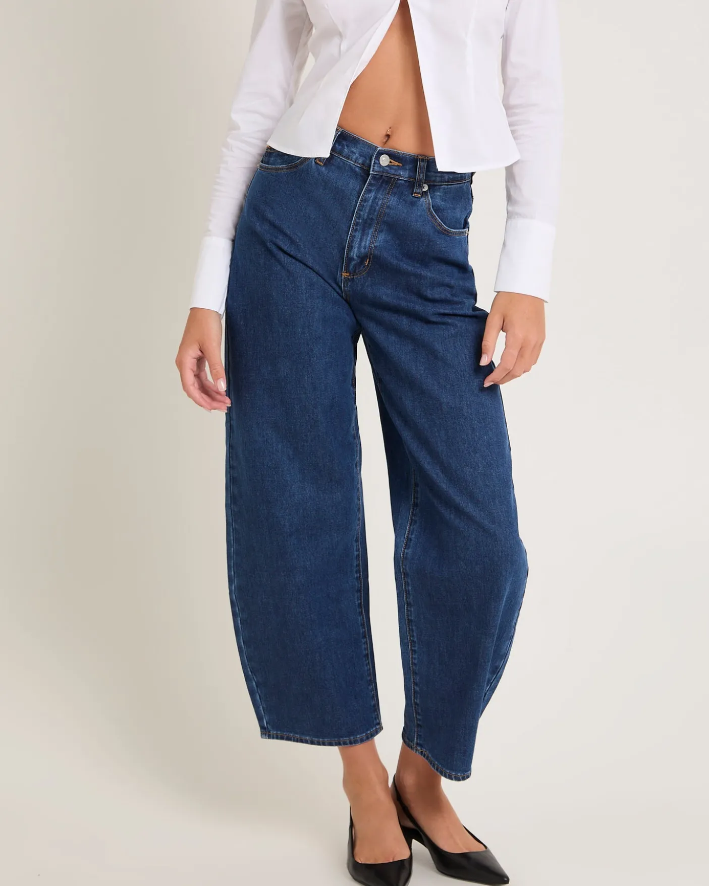 Gigi Barrel Denim Jeans