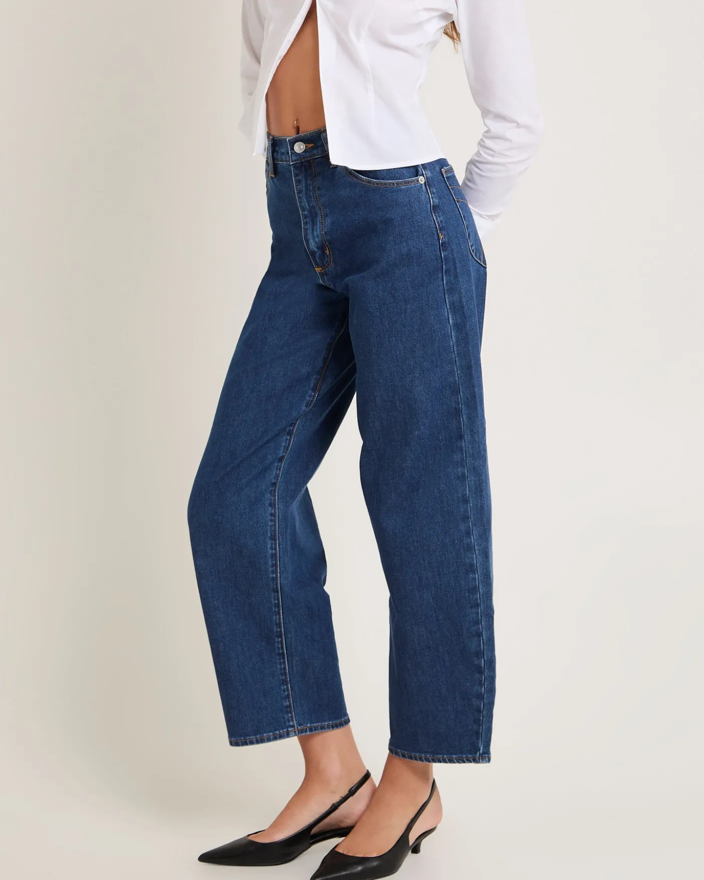 Gigi Barrel Denim Jeans