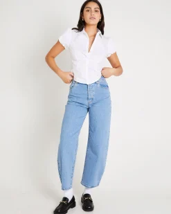 Gigi Barrel Denim Jeans