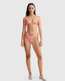 Gingham Rio Tie Side Bikini Bottoms