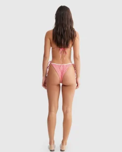 Gingham Rio Tie Side Bikini Bottoms