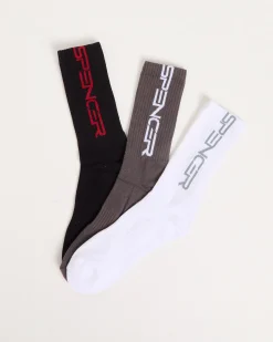 Glitch Y2K 3 Pack Socks
