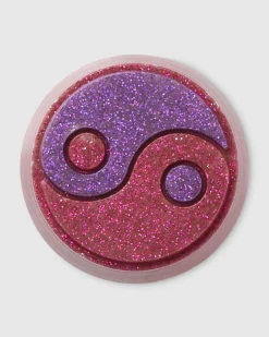 Glitter Pink Yin Yang Jibbit