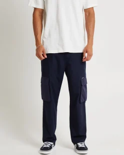 Green Onions Cargo Pants Dark Navy