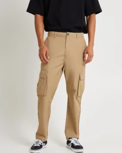 Green Onions Cargo Pants Tan Ripstop