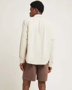Grover Cord Long Sleeve Shirt Natural