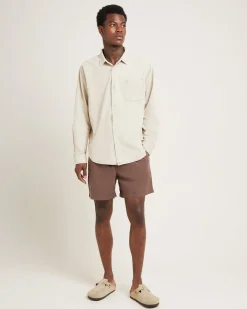 Grover Cord Long Sleeve Shirt Natural