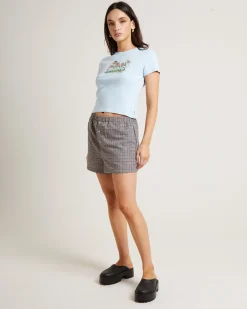 Growth Mini Tee in Baby Blue