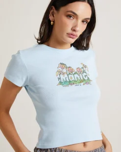 Growth Mini Tee in Baby Blue