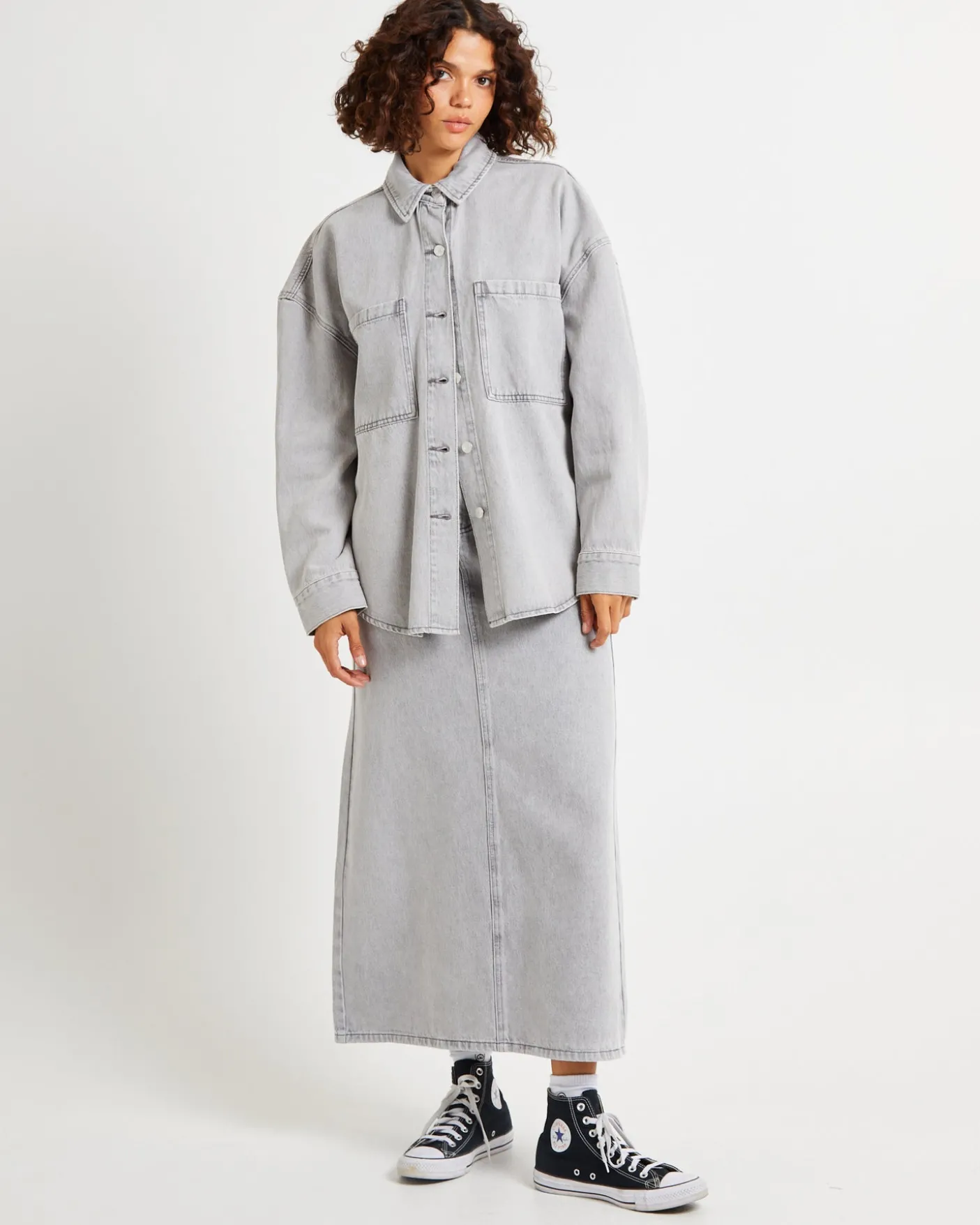 Hailey Denim Shirt Jacket