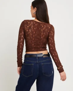 Hailey Long Sleeve Lace Top