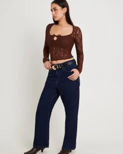 Hailey Long Sleeve Lace Top
