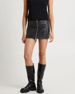 Harley Zip Mini Skirt