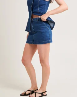 Harper Denim Mini Skirt