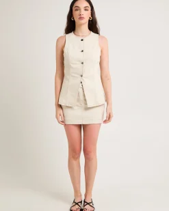 Harper Denim Mini Skirt