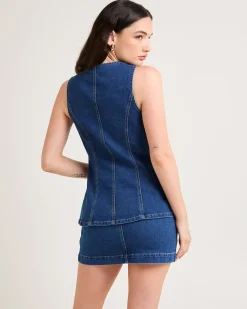 Harper Denim Vest