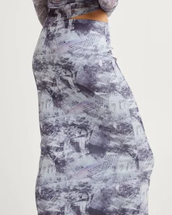Hazy Mech Midi Skirt