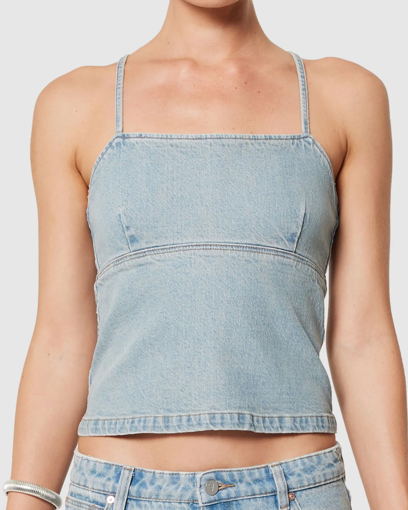 Heaven Denim Top Dixie