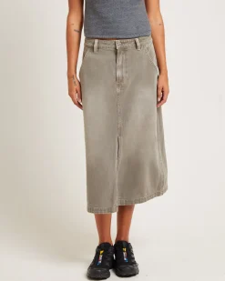 Heavenly People Midi Skirt Bark