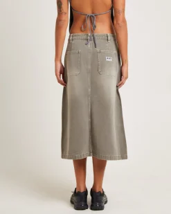 Heavenly People Midi Skirt Bark