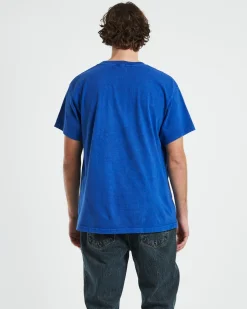 Heavy Venice Short Sleeve T-Shirt in Blue