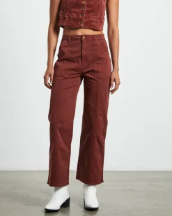 Heidi Trade Pants in Brick Rust