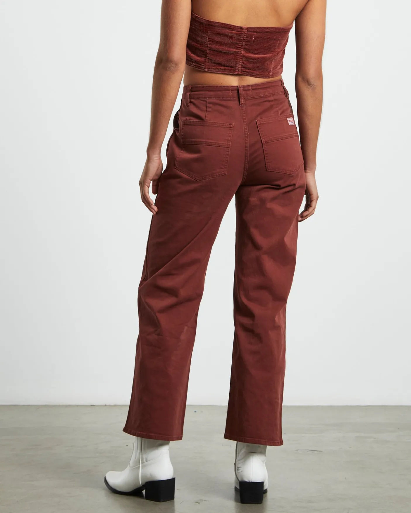 Heidi Trade Pants in Brick Rust