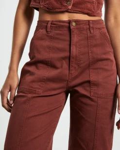 Heidi Trade Pants in Brick Rust