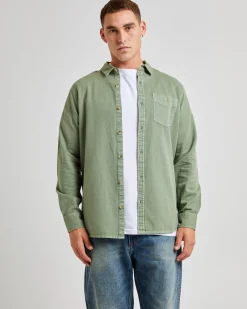 Herringbone Long Sleeve Shirt