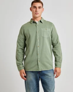 Herringbone Long Sleeve Shirt
