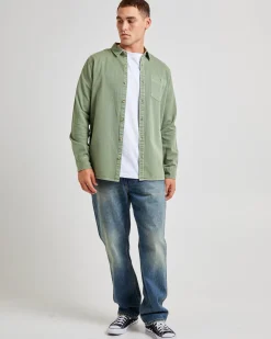 Herringbone Long Sleeve Shirt