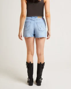 Hi Bells Denim Shorts in Roxette Rodie