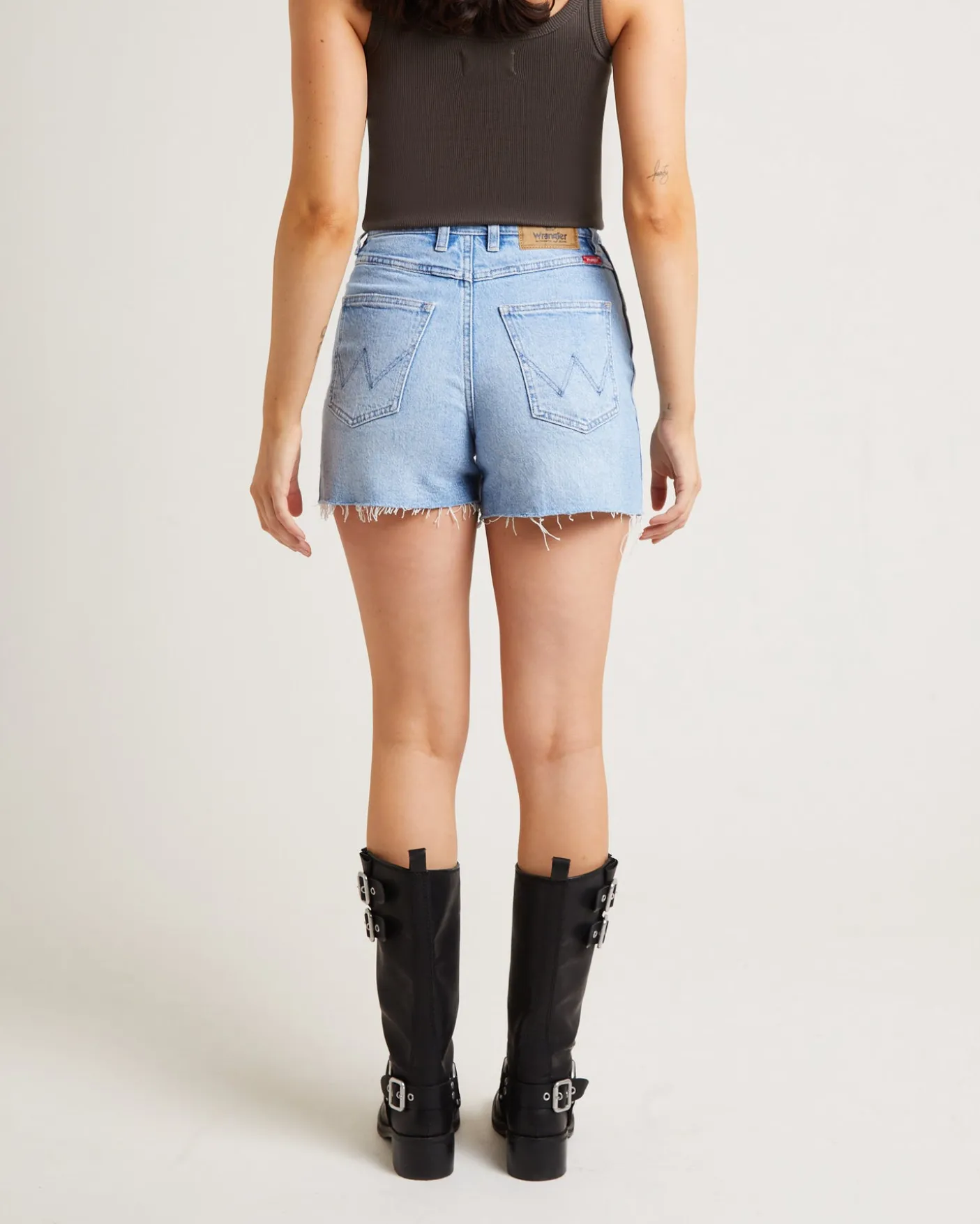 Hi Bells Denim Shorts in Roxette Rodie