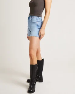 Hi Bells Denim Shorts in Roxette Rodie