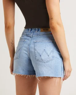 Hi Bells Denim Shorts in Roxette Rodie